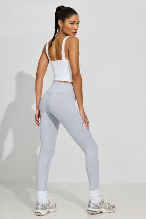 Women Garage Clean Leggings Grey | A-1268375