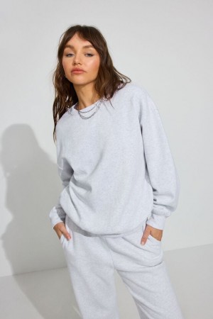 Women Garage Ultrafleece Sweatshirts Grey | A-9087312