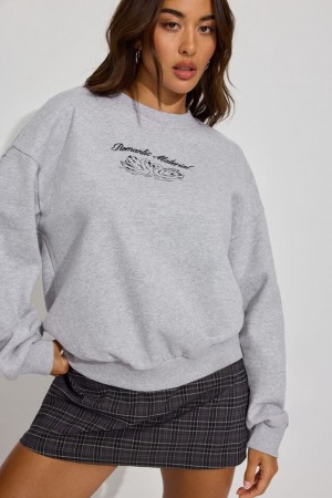 Women Garage Ultrafleece Sweatshirts Grey | A-3761498