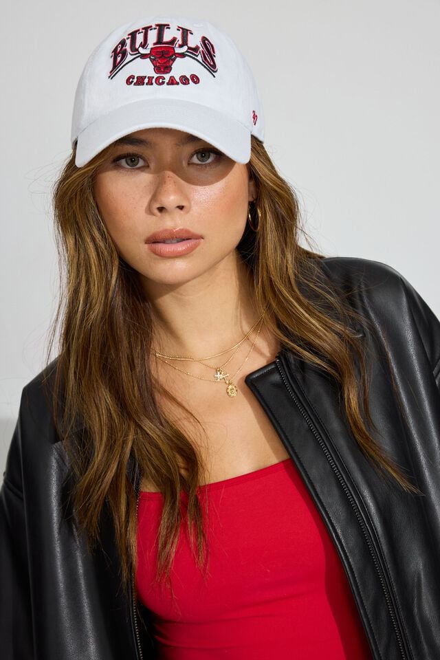 Women Garage 47 Brand - Chicago Bulls Hat Cream / Red | A-9187426