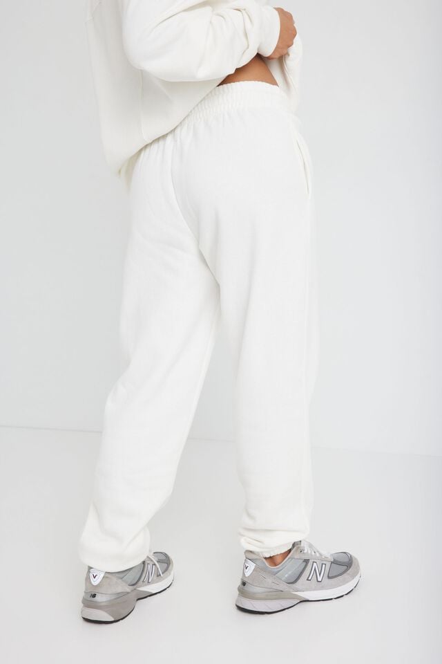 Women Garage 90s Joggers White | A-1453682