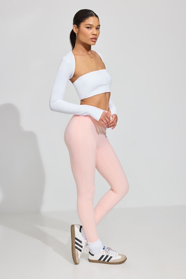 Women Garage Clean Leggings Pink | A-3986475