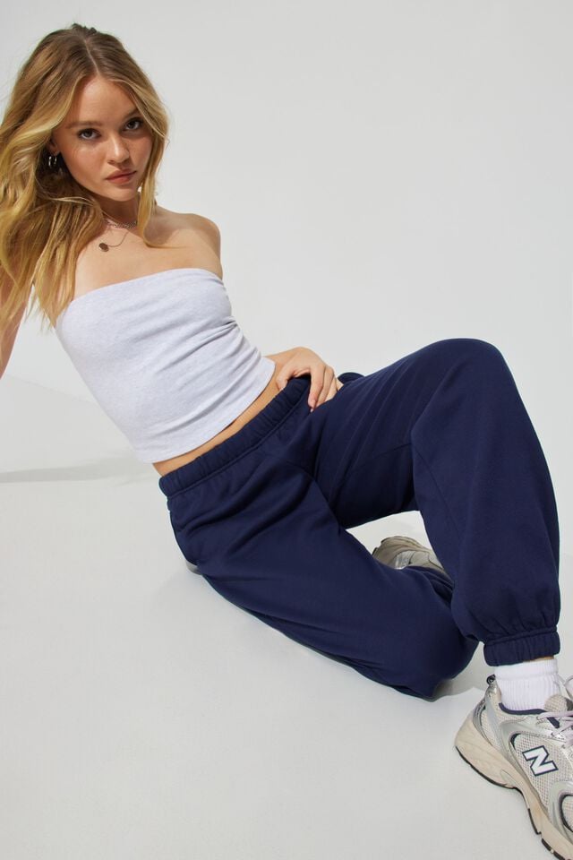 Women Garage Easy Joggers Blue | A-6415230