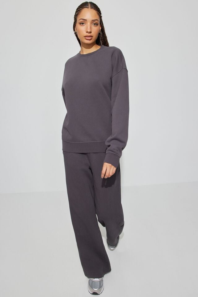 Women Garage Elevated Sweatshirts Grey | A-8145792