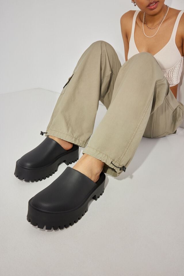 Women Garage Jeffrey Campbell Clogs Black | A-3497218