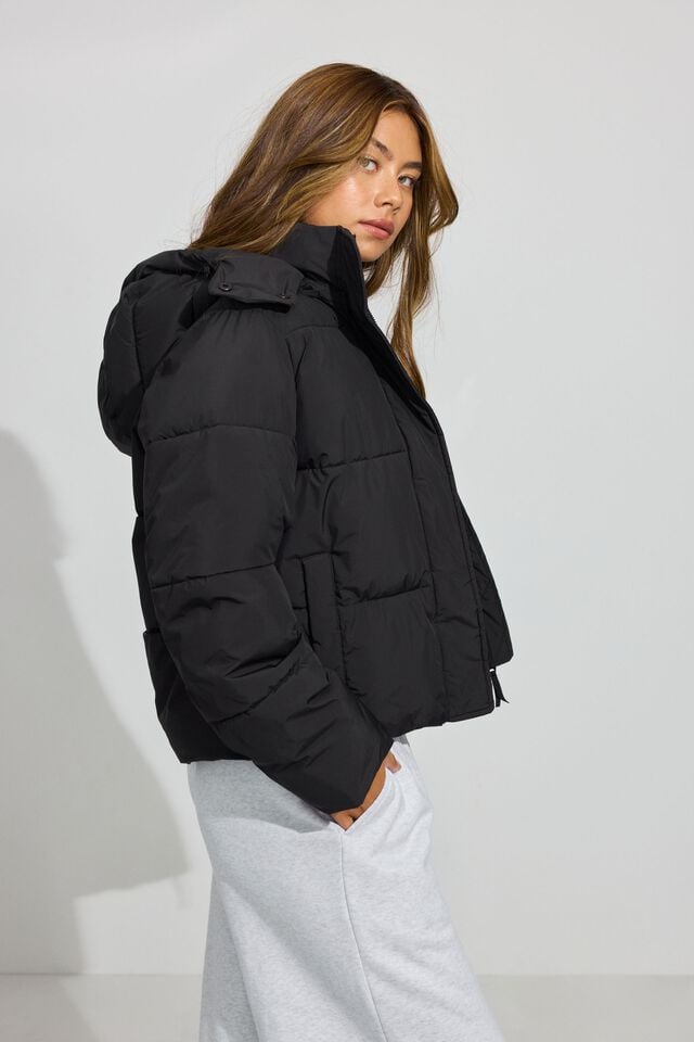 Women Garage Perfect Down Jackets Black | A-7915608