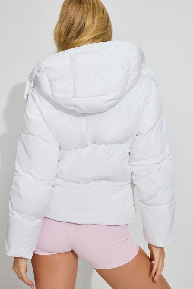 Women Garage Perfect Down Jackets White | A-6587021