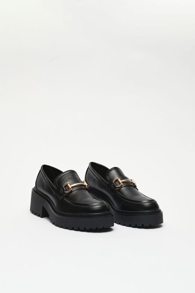 Women Garage Steve Madden Approach Loafer Loafers Black | A-9123475