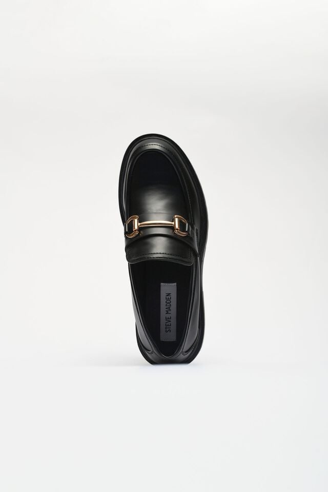 Women Garage Steve Madden Approach Loafer Loafers Black | A-9123475