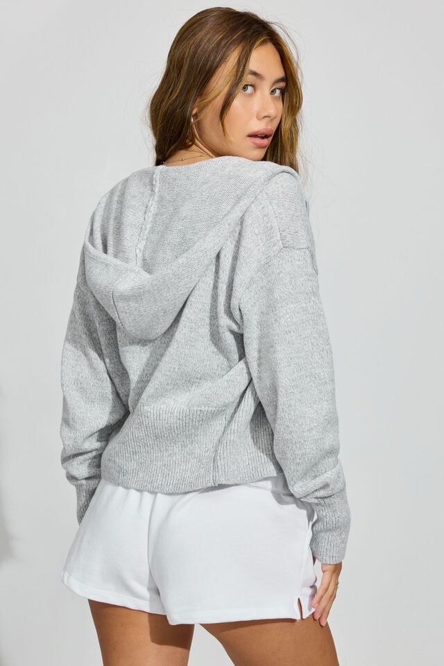 Women Garage Super Soft Boxy Hoodie Grey | A-1938426