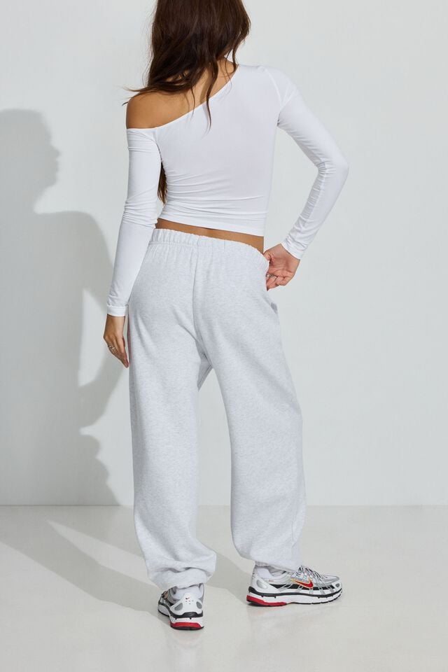 Women Garage Ultrafleece Boyfriend Sweatpants Grey | A-9507813