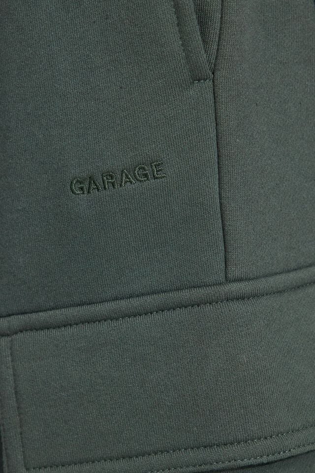 Women Garage Ultrafleece Cargo Sweatpants Dark Green | A-4630872