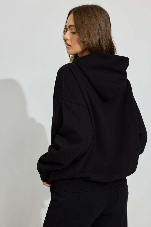 Women Garage Ultrafleece Hoodie Black | A-0523674