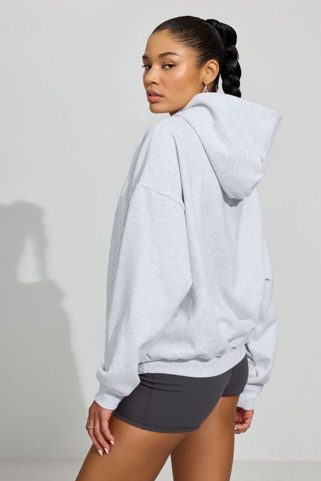 Women Garage Ultrafleece Hoodie Grey | A-3697451