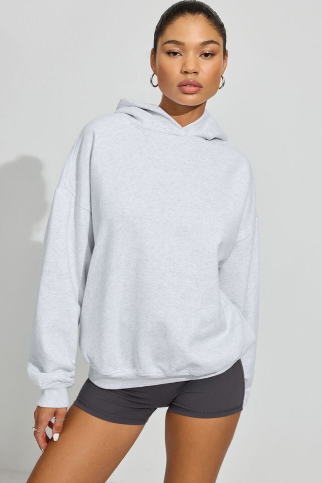 Women Garage Ultrafleece Hoodie Grey | A-3697451