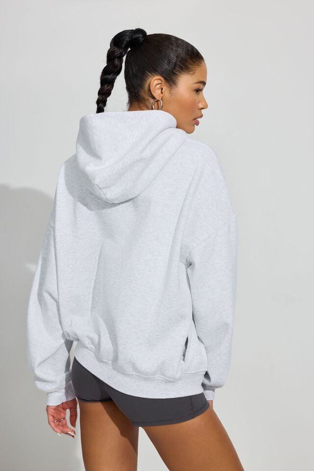 Women Garage Ultrafleece Hoodie Grey | A-3697451