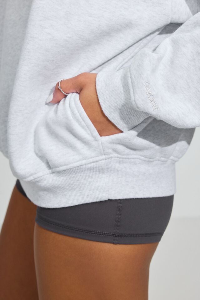 Women Garage Ultrafleece Hoodie Grey | A-3697451