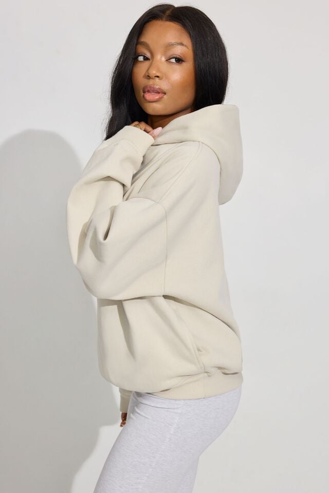 Women Garage Ultrafleece Hoodie White | A-2180649