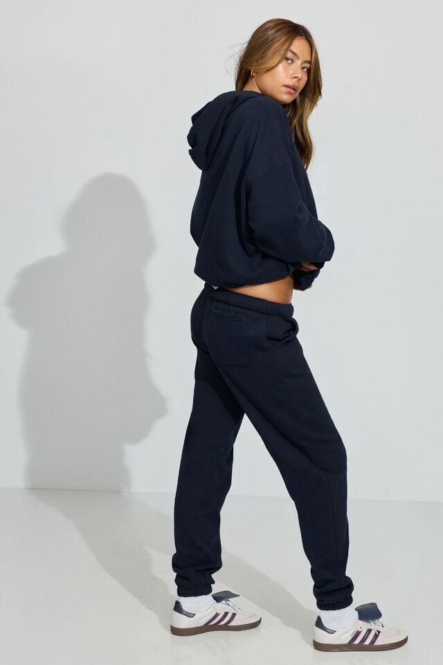 Women Garage Ultrafleece Slim Joggers Blue | A-3267458