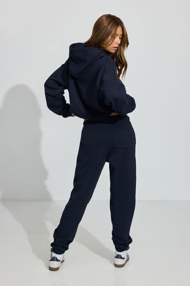 Women Garage Ultrafleece Slim Joggers Blue | A-3267458