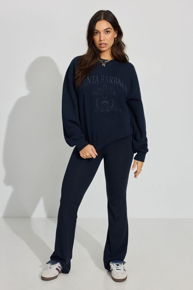 Women Garage Ultrafleece Sweatshirts Blue | A-7345209