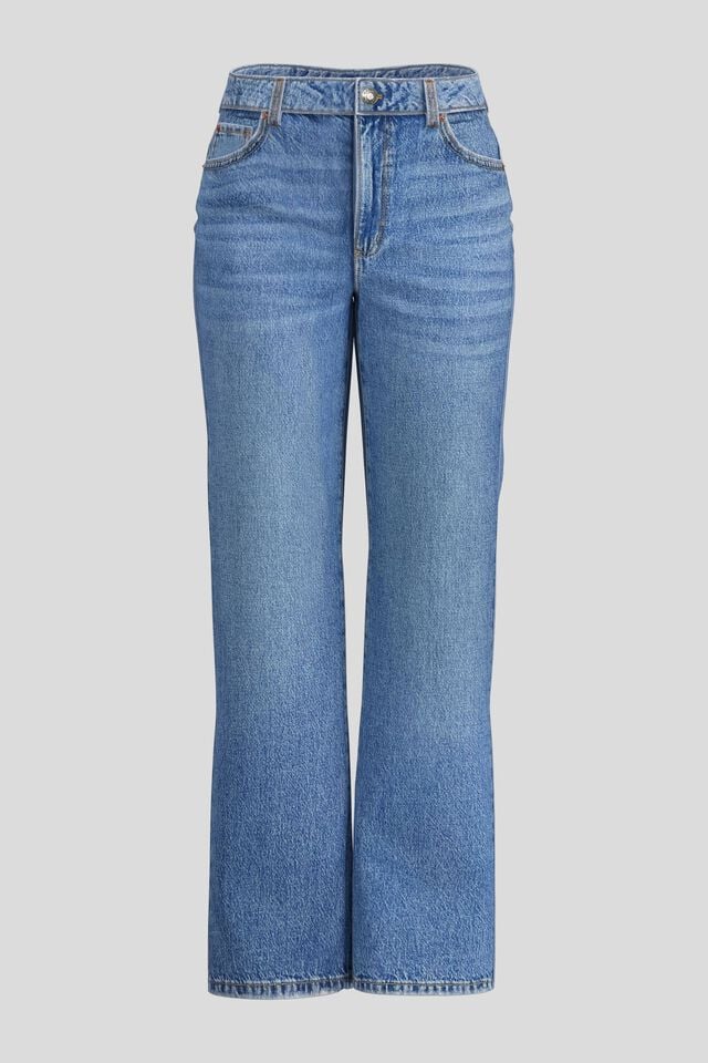 Women Garage Wide Leg Jeans Blue | A-8950742